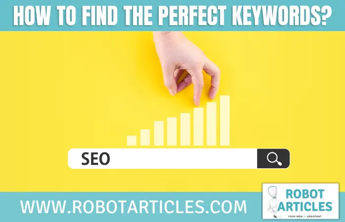 How should I choose the ideal keywords for my blog articles?